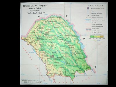 Botosani - Topography
Topographical map of botosani county, published in 1966
Keywords: maps