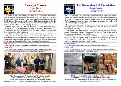 Publications February 2026
Images relating to publications during February 2026
You may read the Prayer Notes here.
[Album 314]

Keywords: feb26;pub2602f